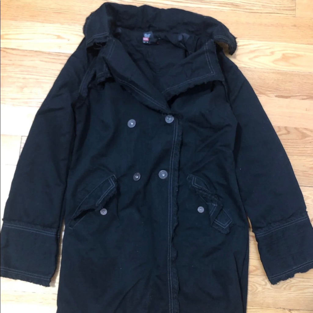 Diesel Vintage Trench Coat Sz Xl L